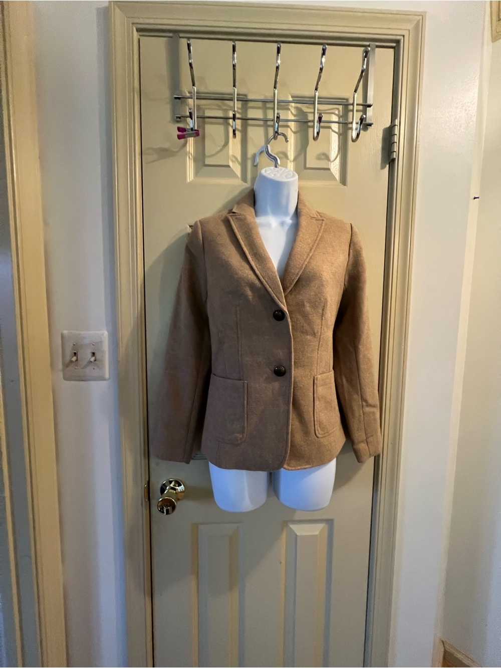Talbots Camel Two-Button Women's Blazer